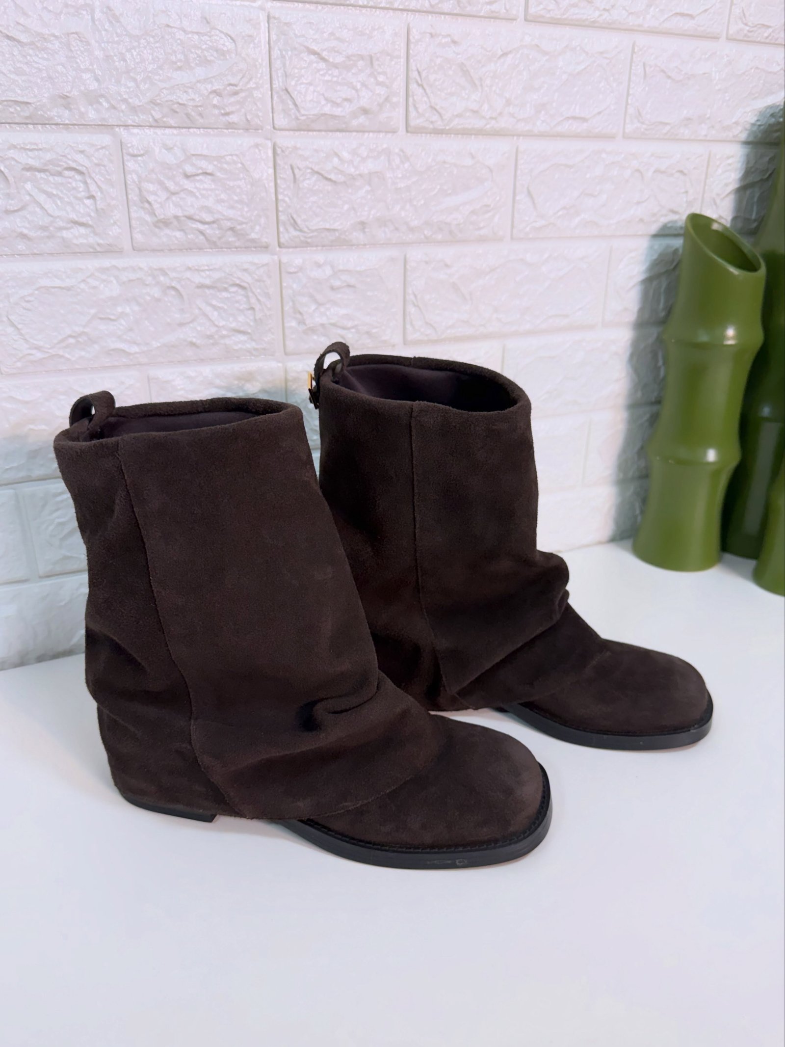 Bota Western Camurça Brown - Imagem 1